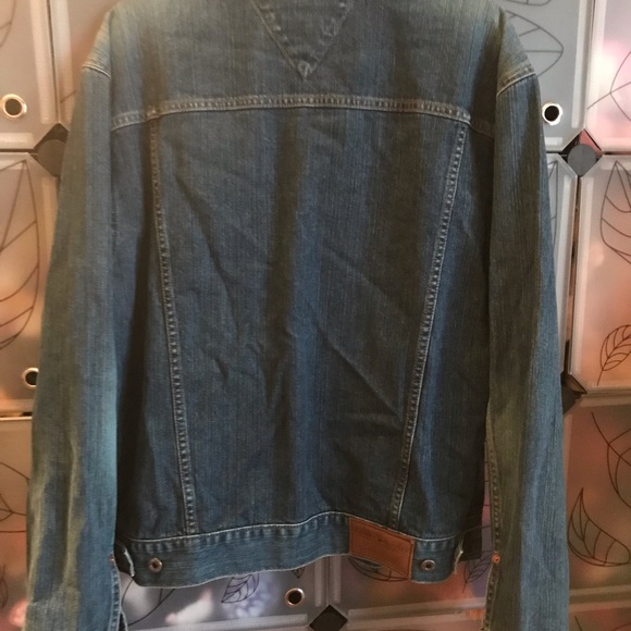 Tommy Hilfiger Blue Denim’s, Long Sleeve, Large Men’s Jacket Vintage - Picture 10 of 13